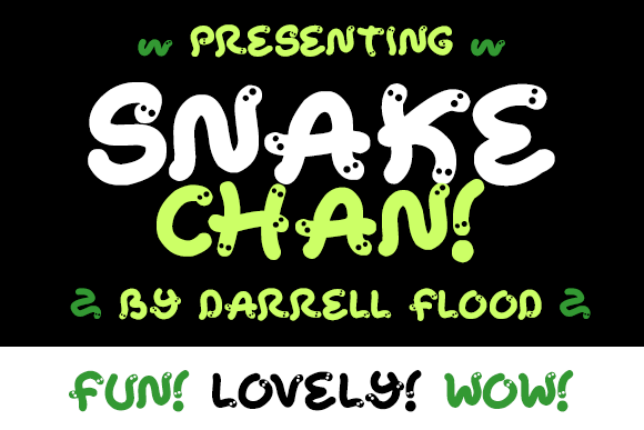 Snake Chan font